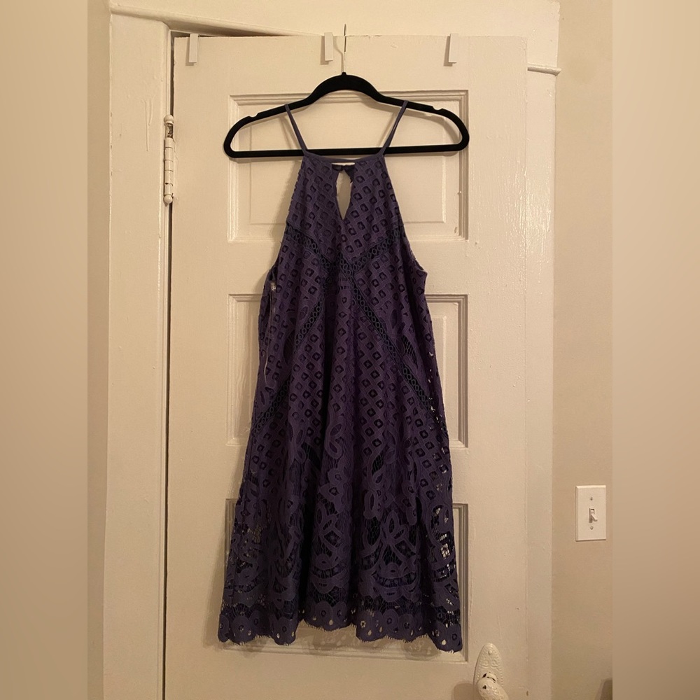 Alya Blue patterned dress